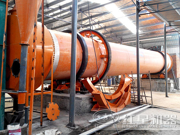 烘干機安裝、調試現場