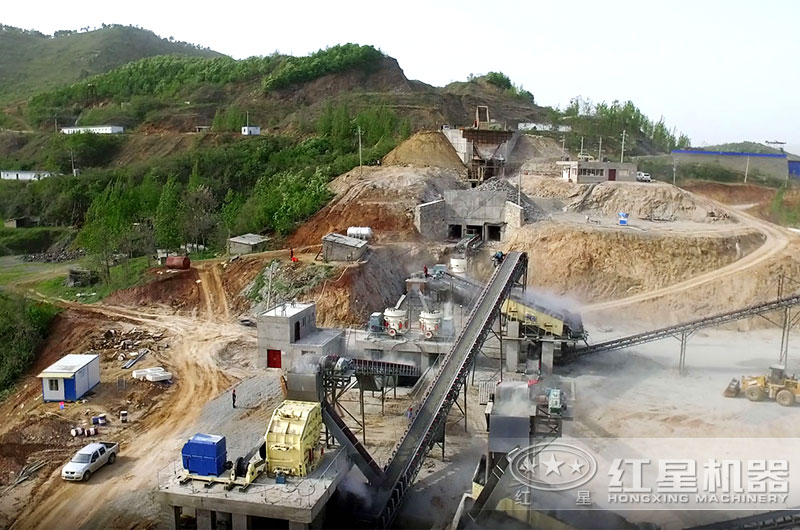 用戶石料生產現場，投資200萬輕松選擇多種型號設備