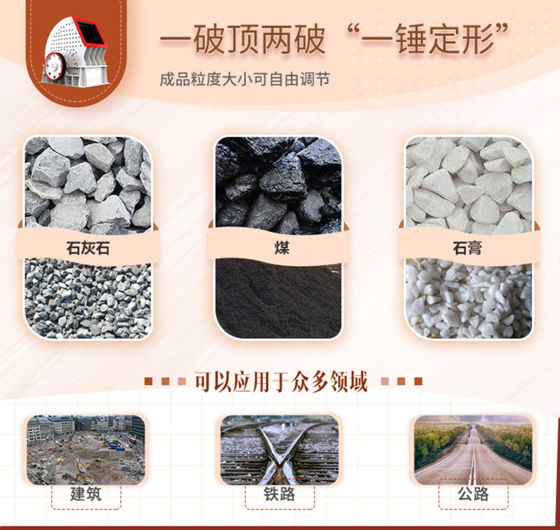 錘破一機兩用，可自成一條生產(chǎn)線